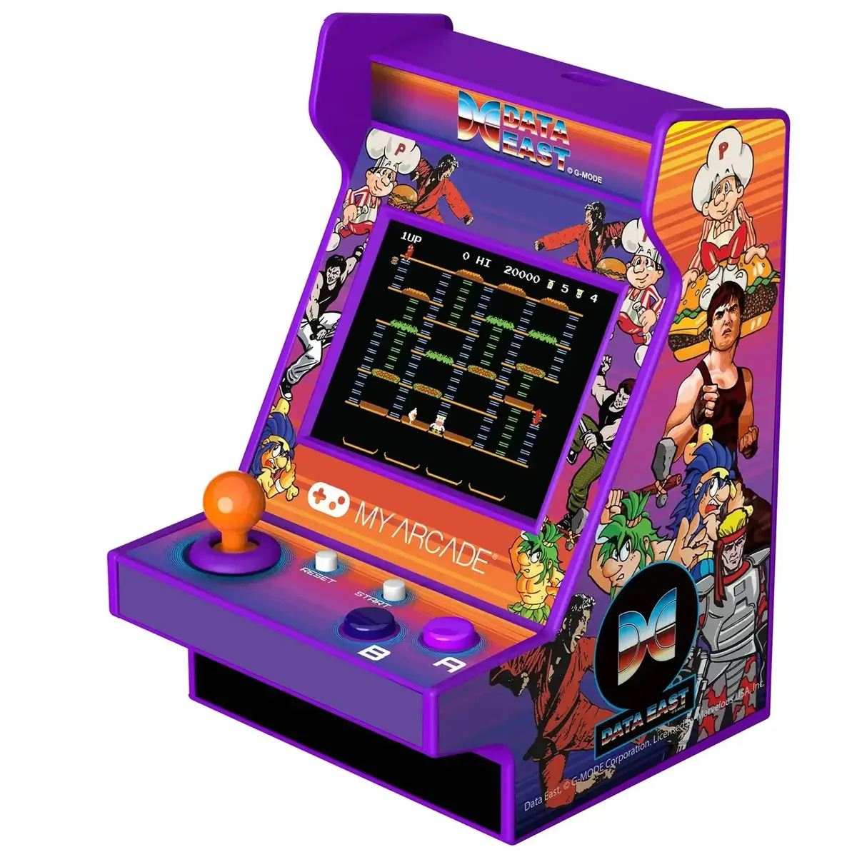My Arcade - Data East Hits Nano Player Dgunl-4121 - Kolekcjonerska Konsola Do Gier Retro 1