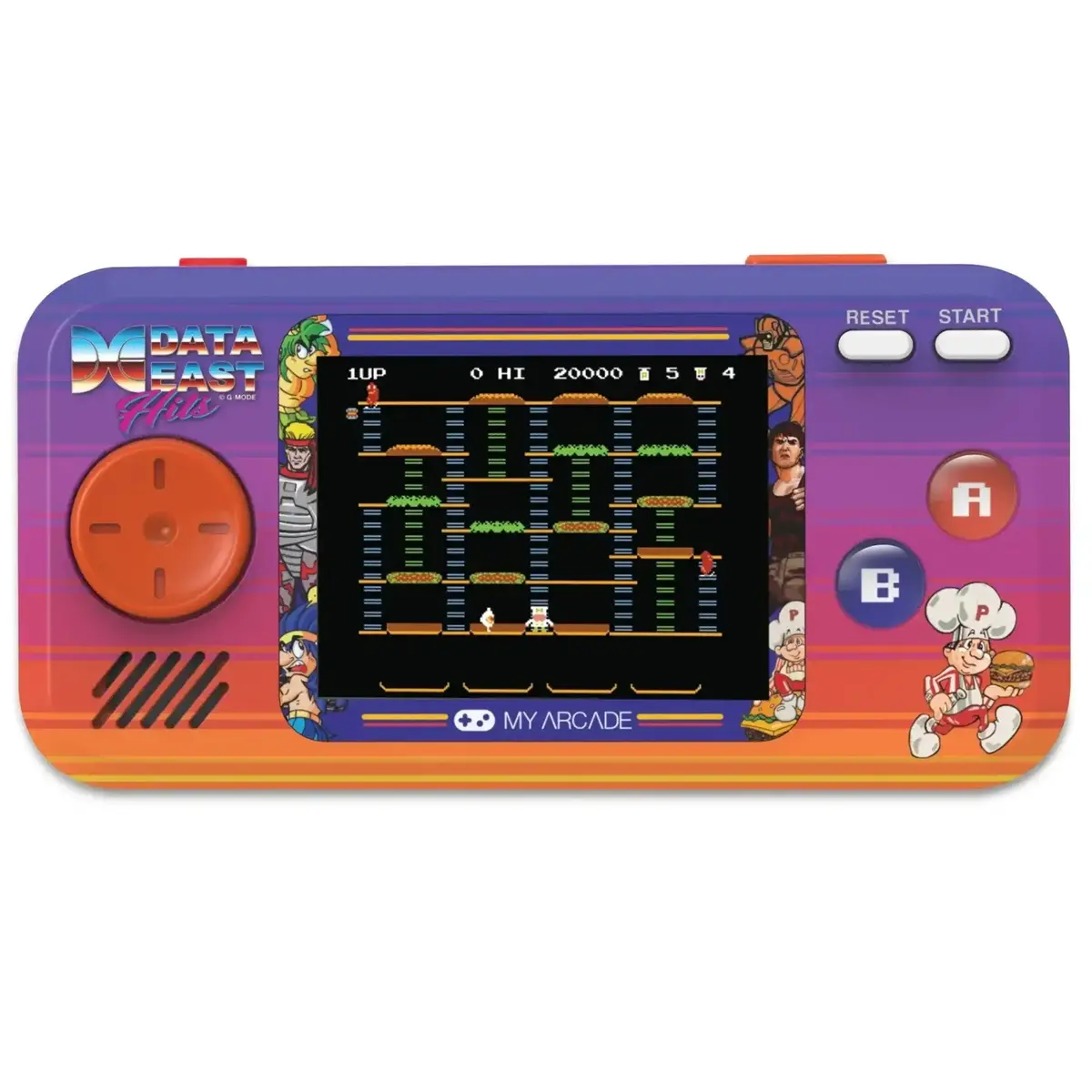 My Arcade - Data East Hits Pocket Player Dgunl-4127 - Kolekcjonerska Konsola Do Gier Retro 1
