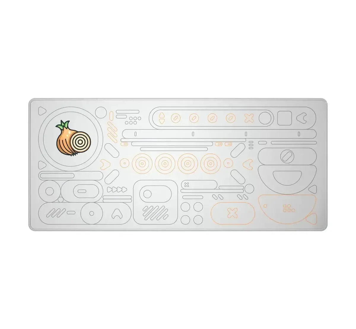 Dark Project - Onionite Pattern Mousepad Xl - Gamingowa Mata Na Biurko 1