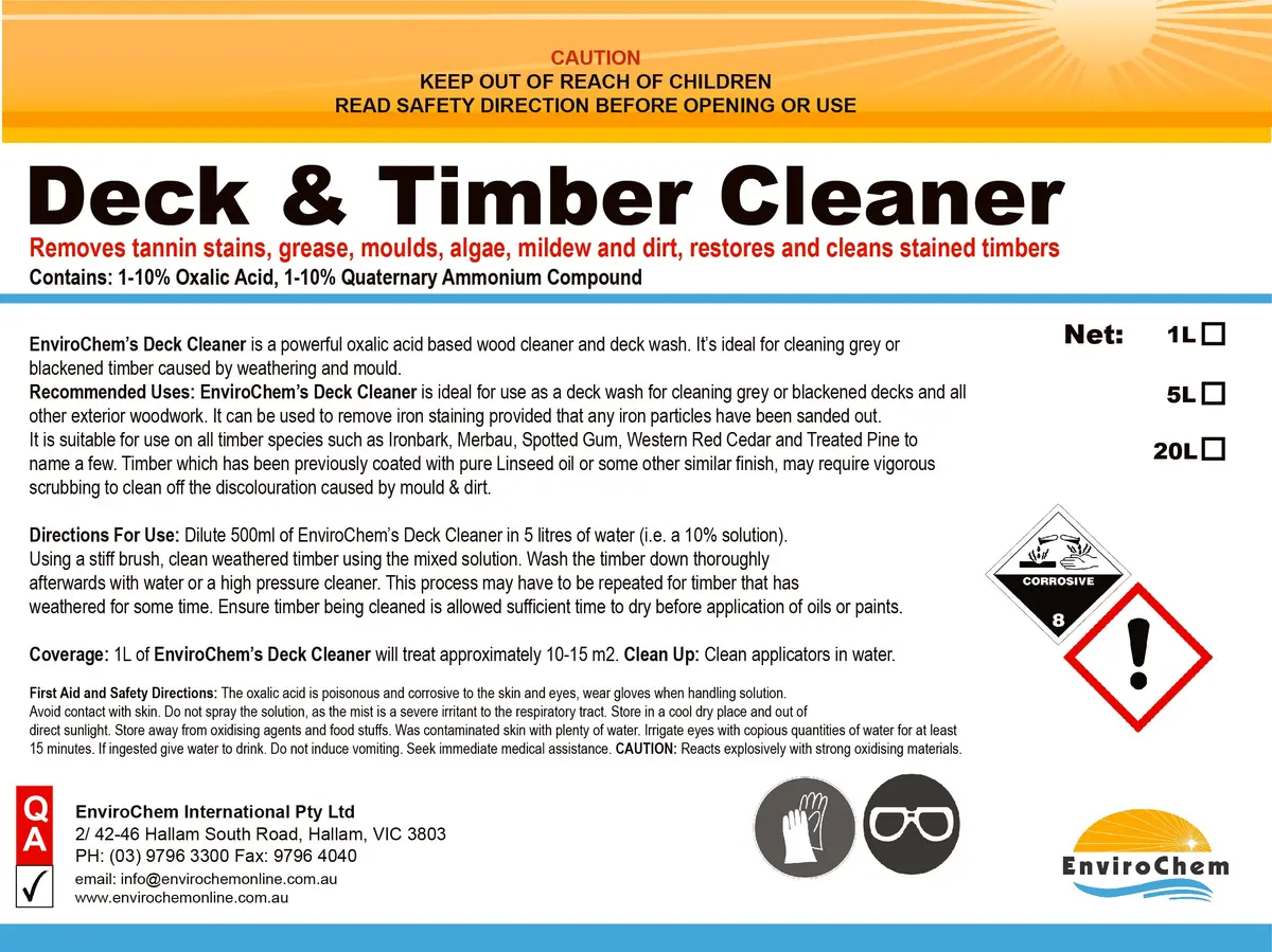 Deck & Timber Cleaner 1