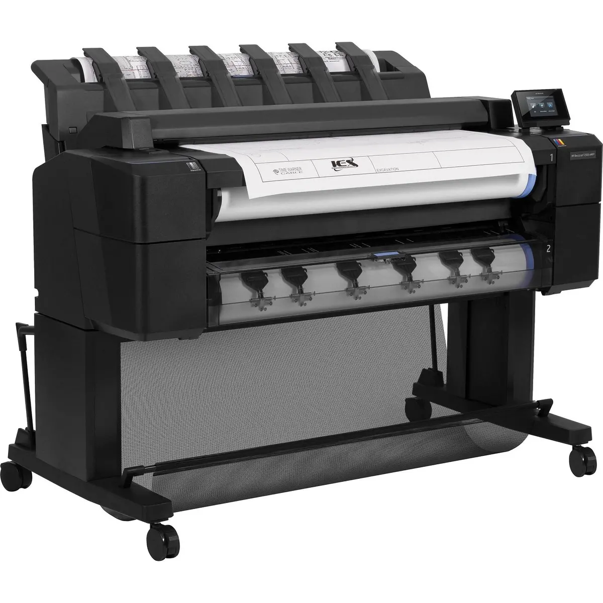$85/Month Repossessed - Hp Designjet T2500 36” High Speed Multifunction Large Wide Format Printer Copier Scanner For Business 1