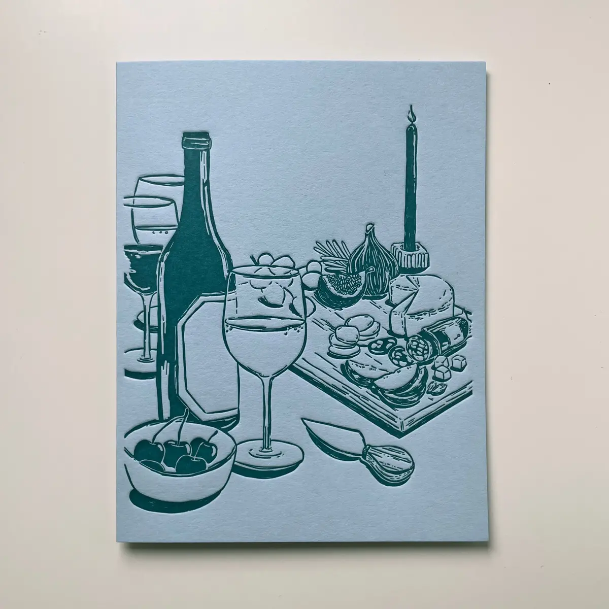 "Dinner Party" Greeting Card 1