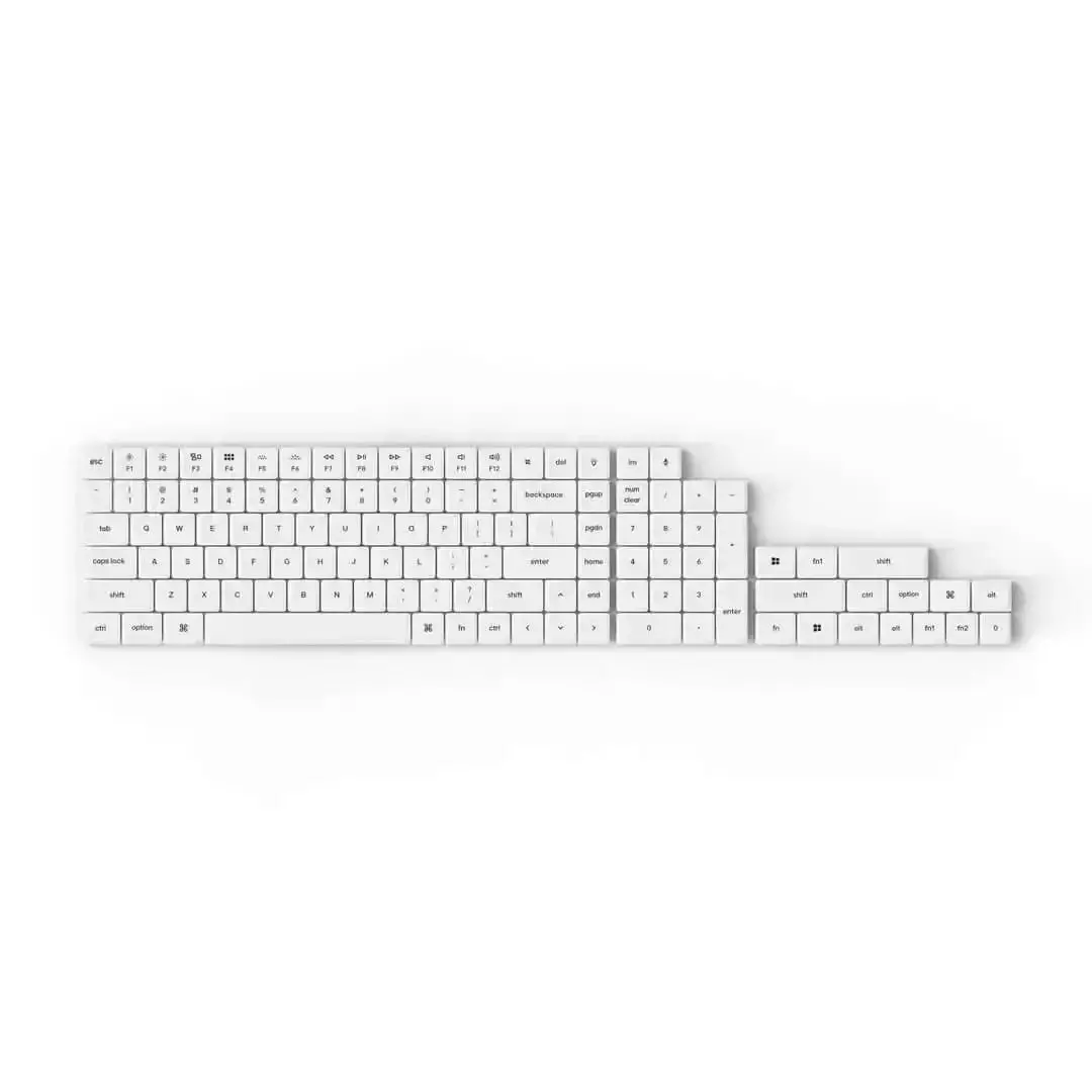 Keychron - Low Profile Double Shot Pbt Keycap Set - Keycaps Do Klawiatur Niskoprofilowych 2