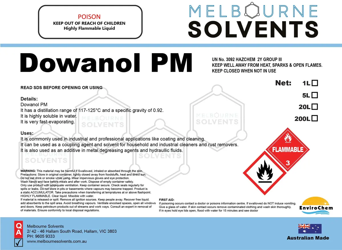 Dowanol Pm (Dpm) 1
