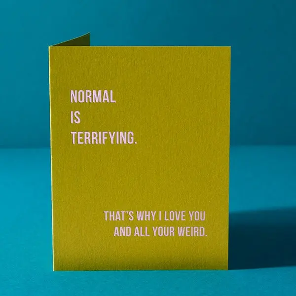 'All Your Weird' Greeting Card 1