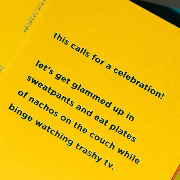 'Calls For A Celebration' Greeting Card 1