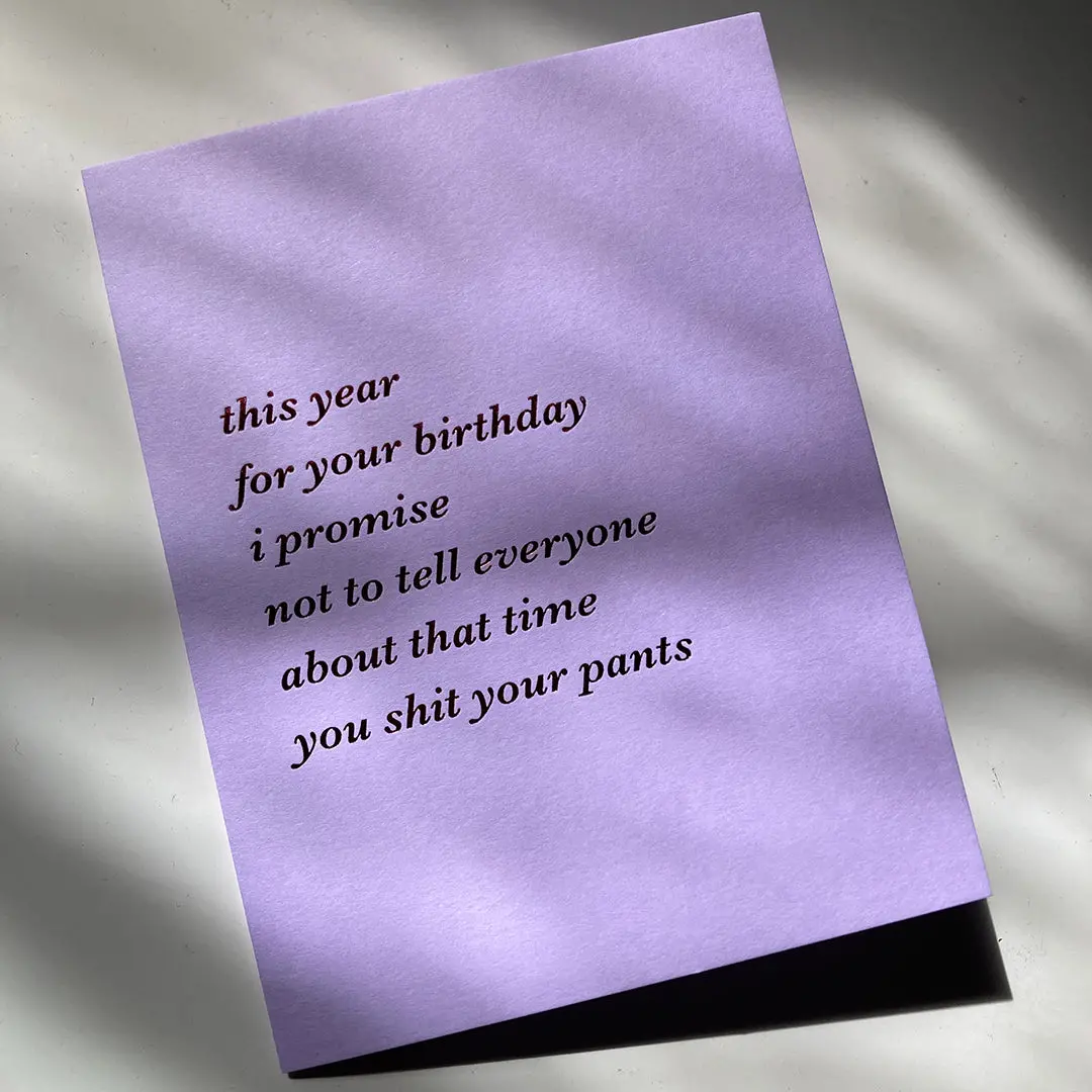 Poo Pants Birthday 1