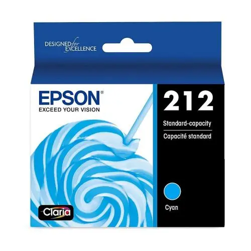 T212220s Epson T212 Claria Cyan Ink Cartridge Standard Capac 1