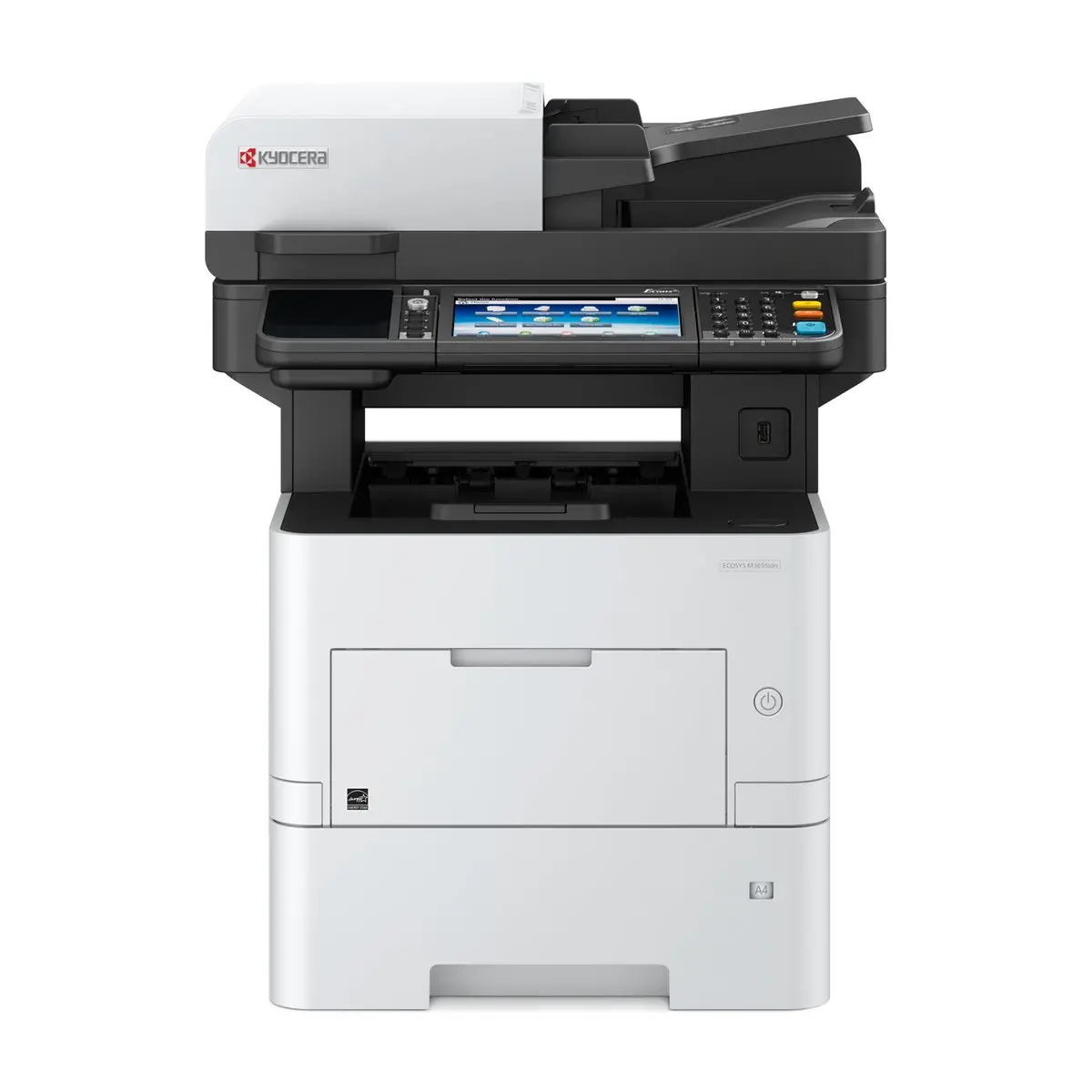 $77.96/Month Kyocera Ecosys M3655idn Monochrome Laser Multifunction Printer Copier Scanner, 57 Ppm For Office Use 1
