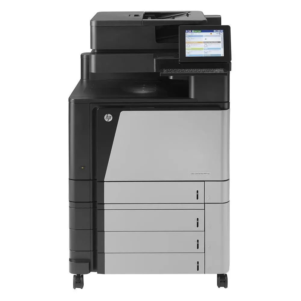 $59/Month Repossessed Hp Color Laserjet Enterprise Flow M880z Mfp (Off-Lease) Color Multifunction Laser Printer For Office 1