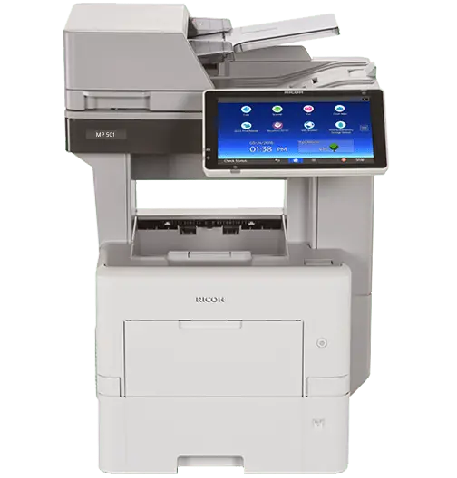 Ricoh Aficio Mp 501Spf Black And White Multifunction Laser Printer 1
