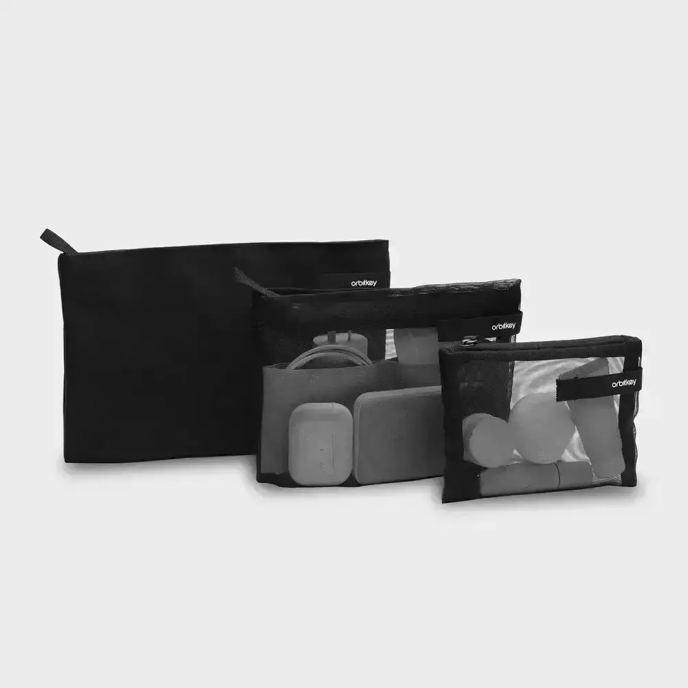 Orbitkey - Essentials Pouch Trio - Zestaw Trzech Saszetek 1