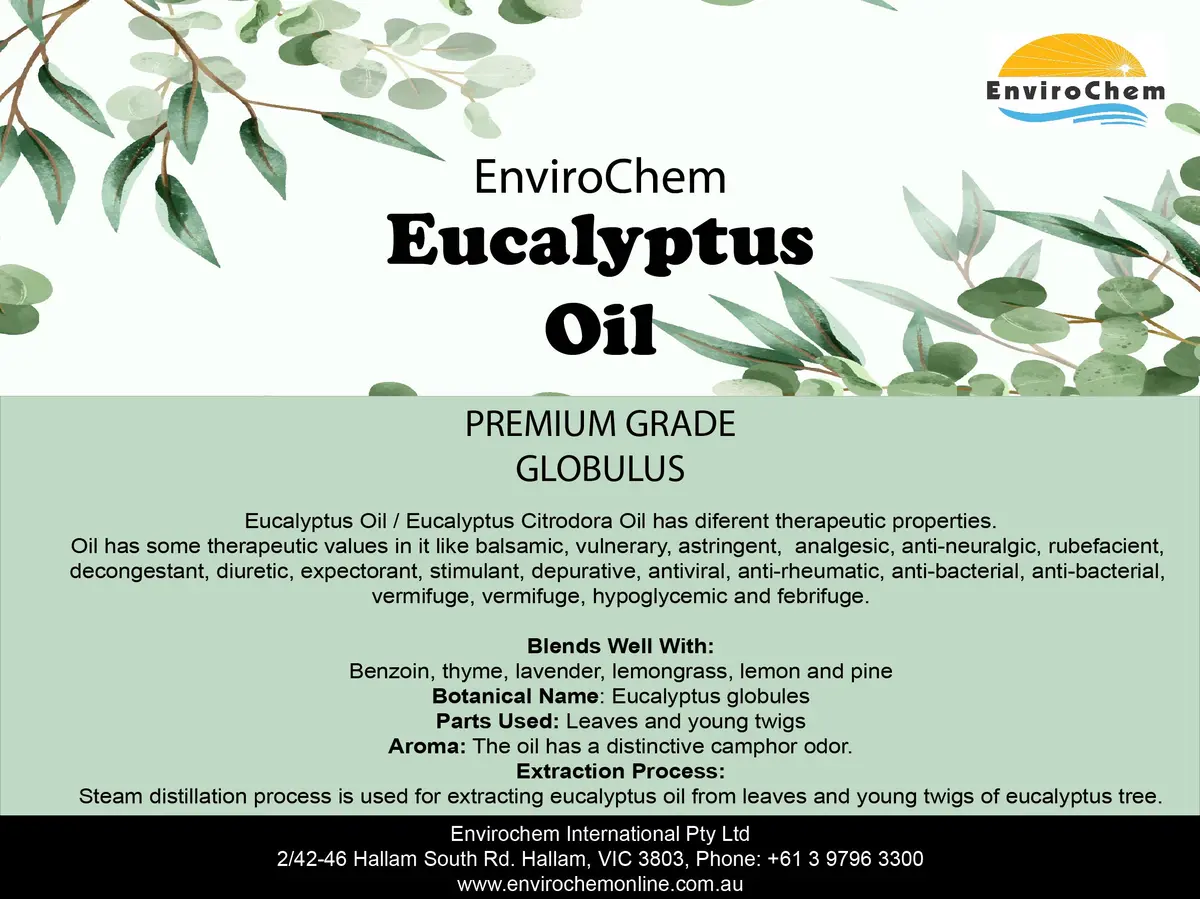 Eucalyptus Oil 100% Pure & Natural Essential Oil, Premium Grade Aromatherapy 1
