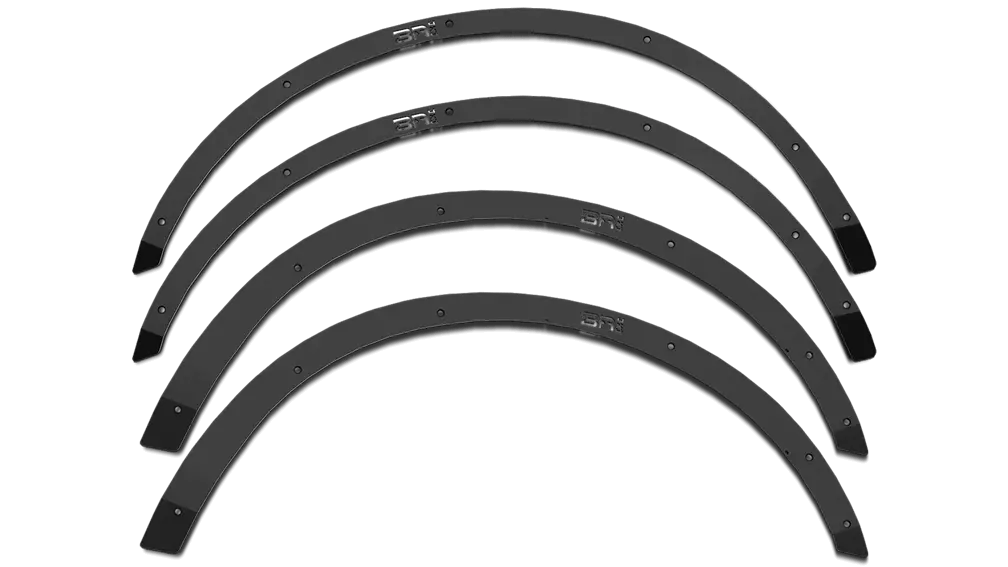 Body Armor Odyssey Fender Delete Kit - Full Wheel Well Coverage, Black Powder-Coated Steel - Fits 2021-2025 Ford Bronco 1