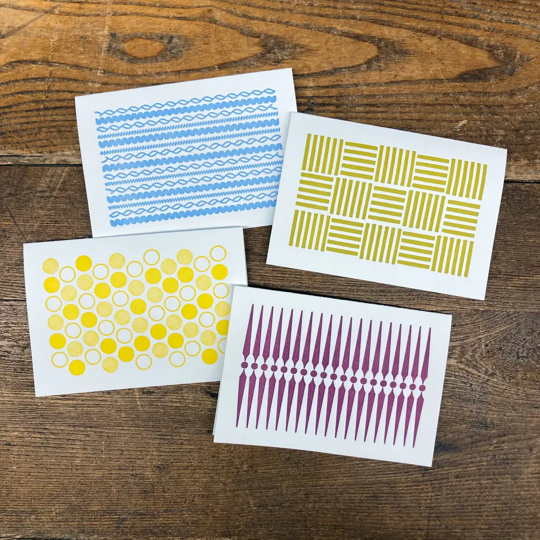 Mid-Century Inspired Notecard Set 1