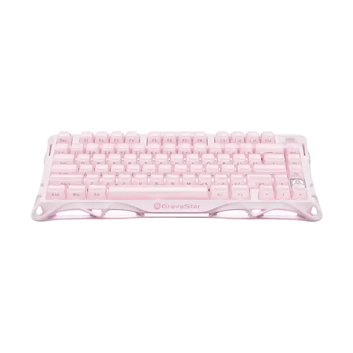 Gravastar - Mercury K1 Sakura Pink Wireless Mechanical Keyboard - Bezprzewodowa Klawiatura Mechaniczna 1