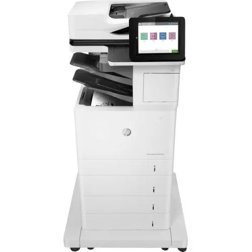 $65/Month Repossessed Hp Laserjet Enterprise Mfp M631z Monochrome Multifunction Laser Printer Copier Scanner, 2 Paper Trays, Large Lcd, Bypass For Office 1