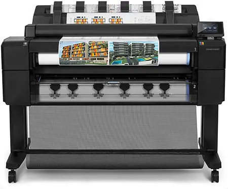 $65/Month Repossessed Hp 36” Designjet T2500 E-Multifunction Large Wide Format Printer/Scanner/Copier 2400 X 1200 Dpi 1