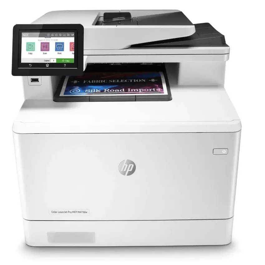 Hp Repossessed Laserjet Pro Mfp M479dw Color Multifunction Laser Printer, Copier, Scanner, Duplex, Wi-Fi, Lcd Touch Display & Use Large Toners 1