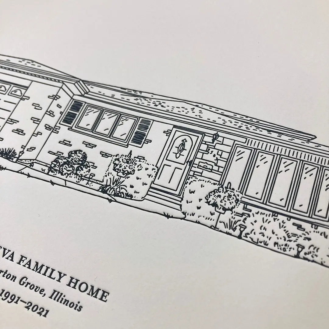 Custom Home Portrait 1