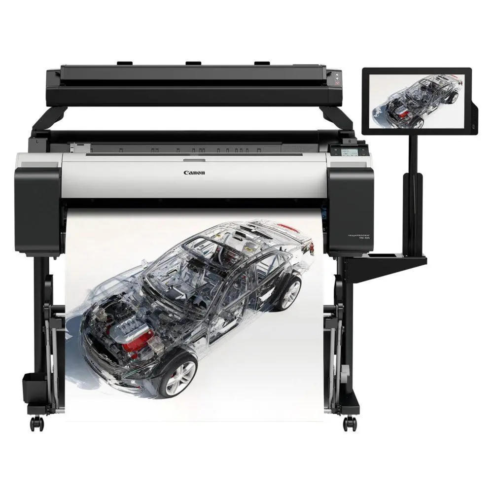 $185/Mo Canon Imageprograf Tm-305 With Scanner Mfp T36 36" Large Wide Format Plotter Printer 1