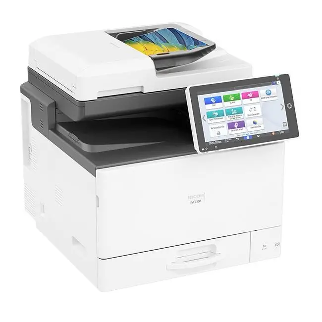 $45/Month Ricoh Im C300f (Meter Only 1K Pages) Color Laser Multifunction Printer Copier Scanner For Office 1