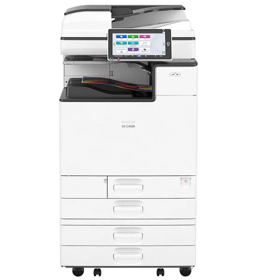 $95/Month Ricoh Im C4500 High Capacity Color Laser Multifunction Printer Copier Scanner 11X17, 12X18 For Office 1