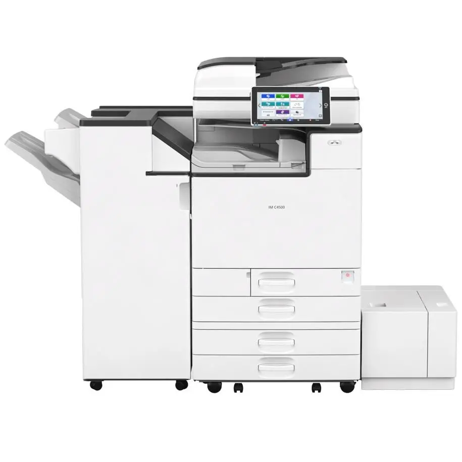 Ricoh Im C6000 Color Laser Multifunction Printer Copier Scanner Fax With The Optional Lct (Large Capacity Side Tray) 1