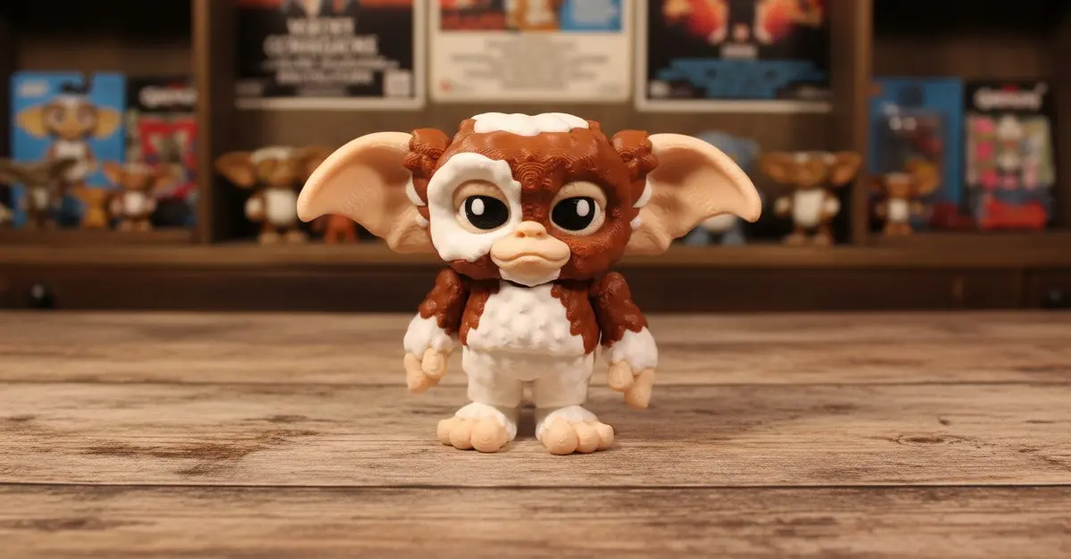 3D Printed Articulated Cute Monster Figurines 3 Inches Tall 1