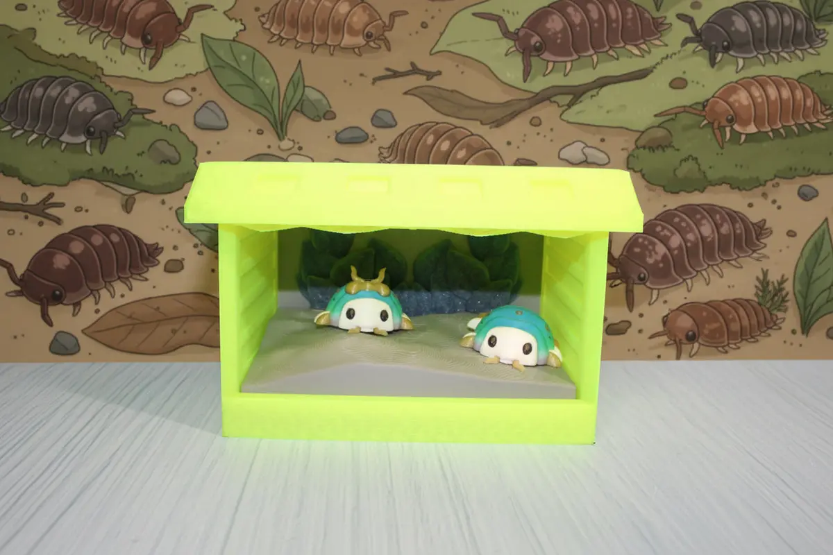Isopod Play Set- Everything Included- Comes With 2 Isopods-3D Printed 1