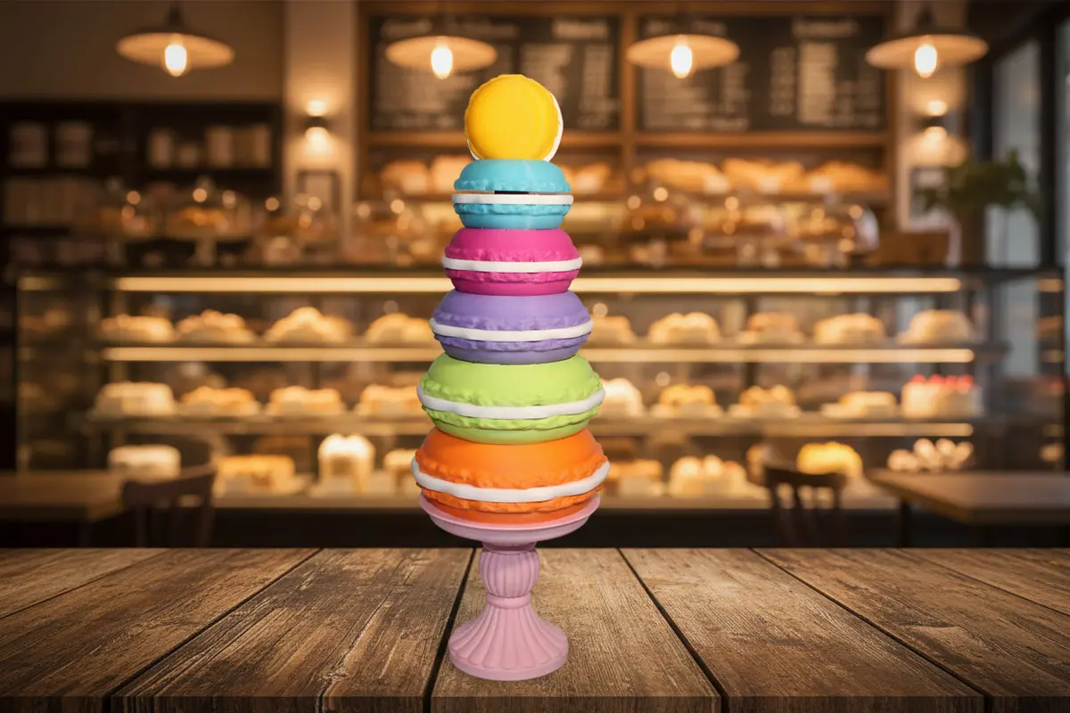 3D Printed Macaroon Tree 11.75" Tall 1