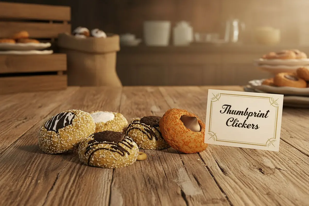 Thumb Print Cookie Clickers-3D Printed 1