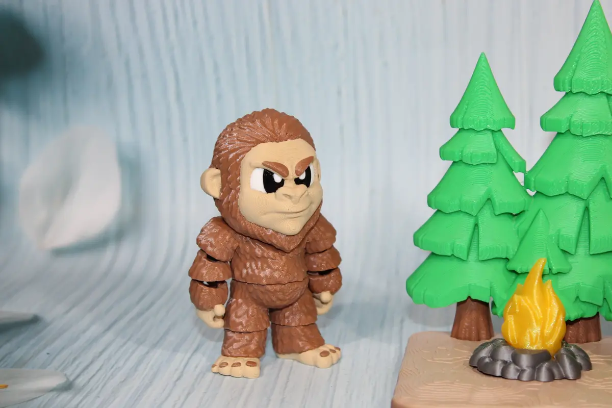 3D-Printed Big Foot With Diorama- Both Big Foot Included 2