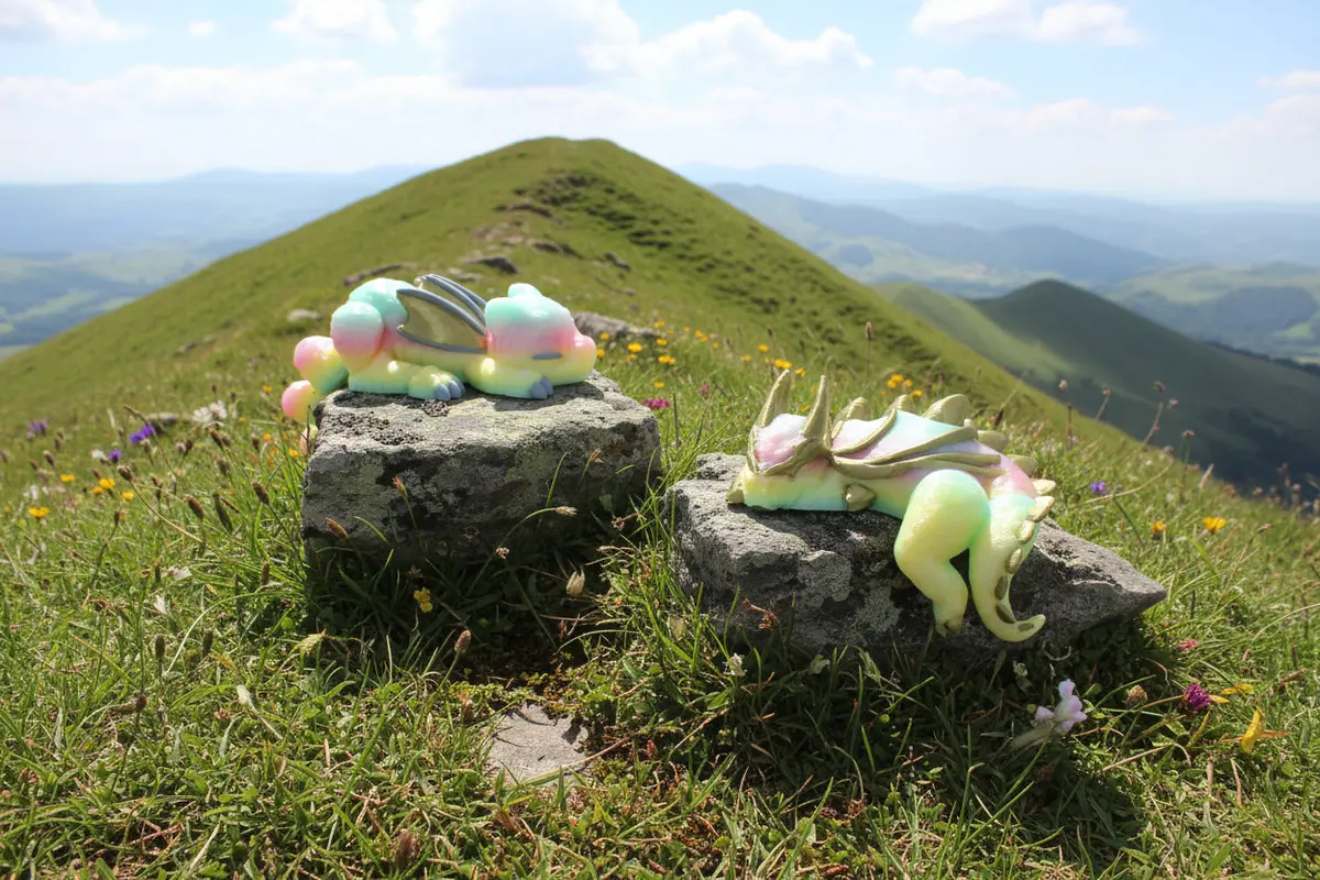 Sleeping Dragons 3D Printed 1