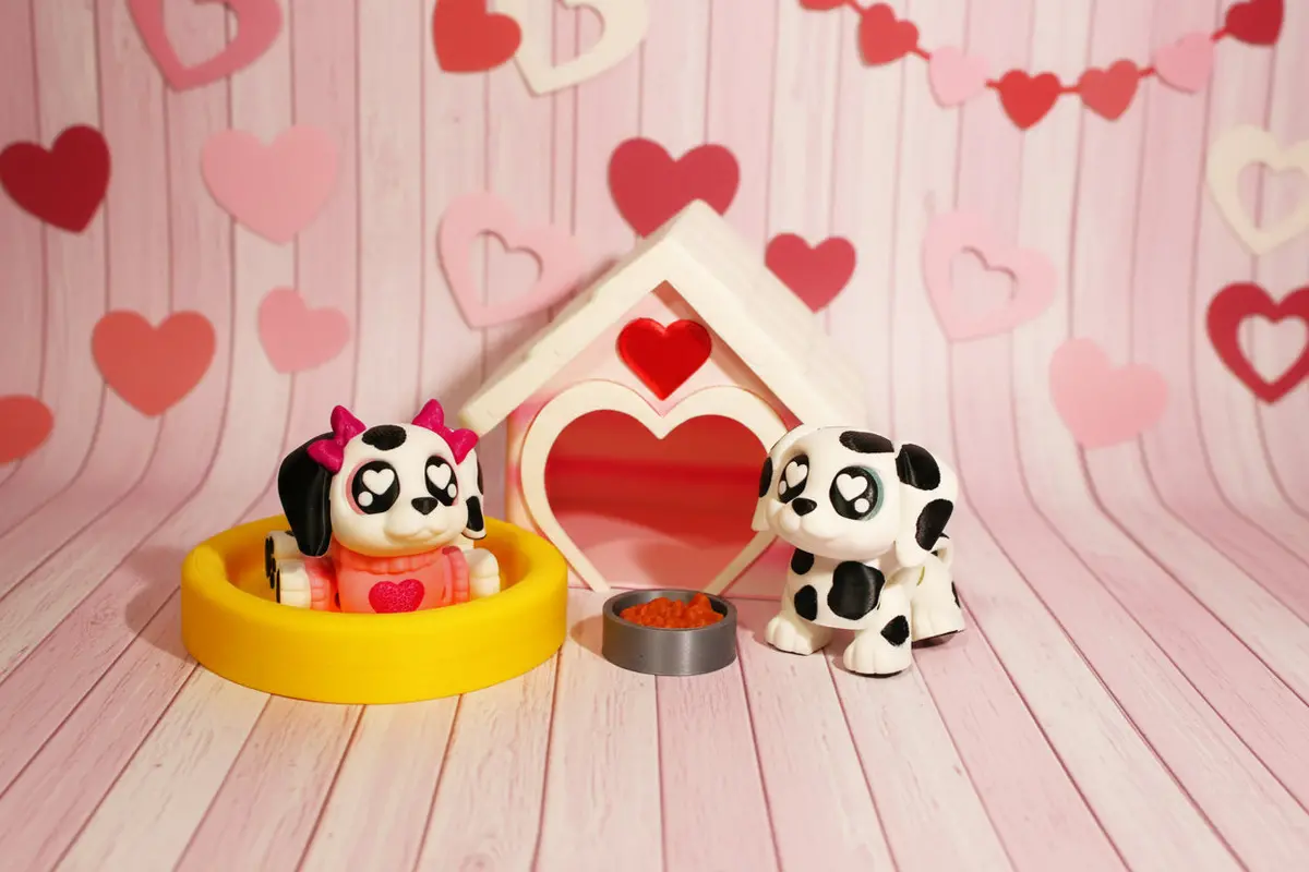 Puppy Love With Dog House 1