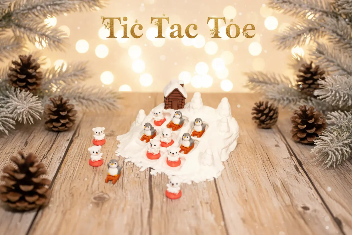 Sled Tic Tac Toe-3D Printed 1