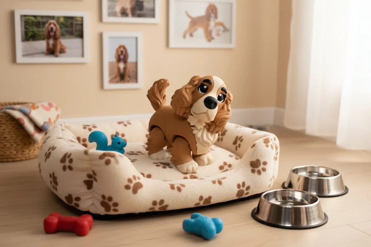 Cocker Spaniel 5" Long X 4.25" Tall 1