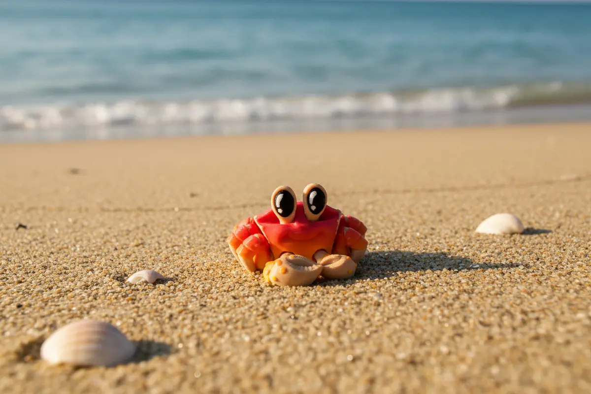 Tiny Crab 2"-3D Printed 1
