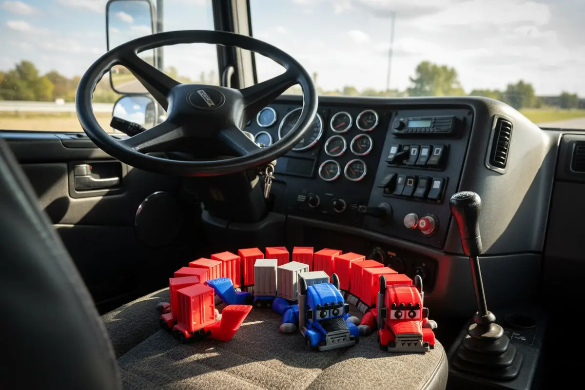 Semi Truck Dragon 7" 1