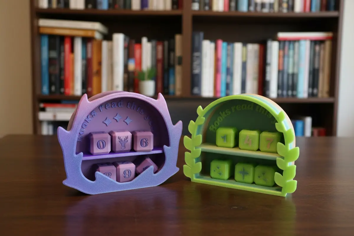 3D Printed Book Tracker 1