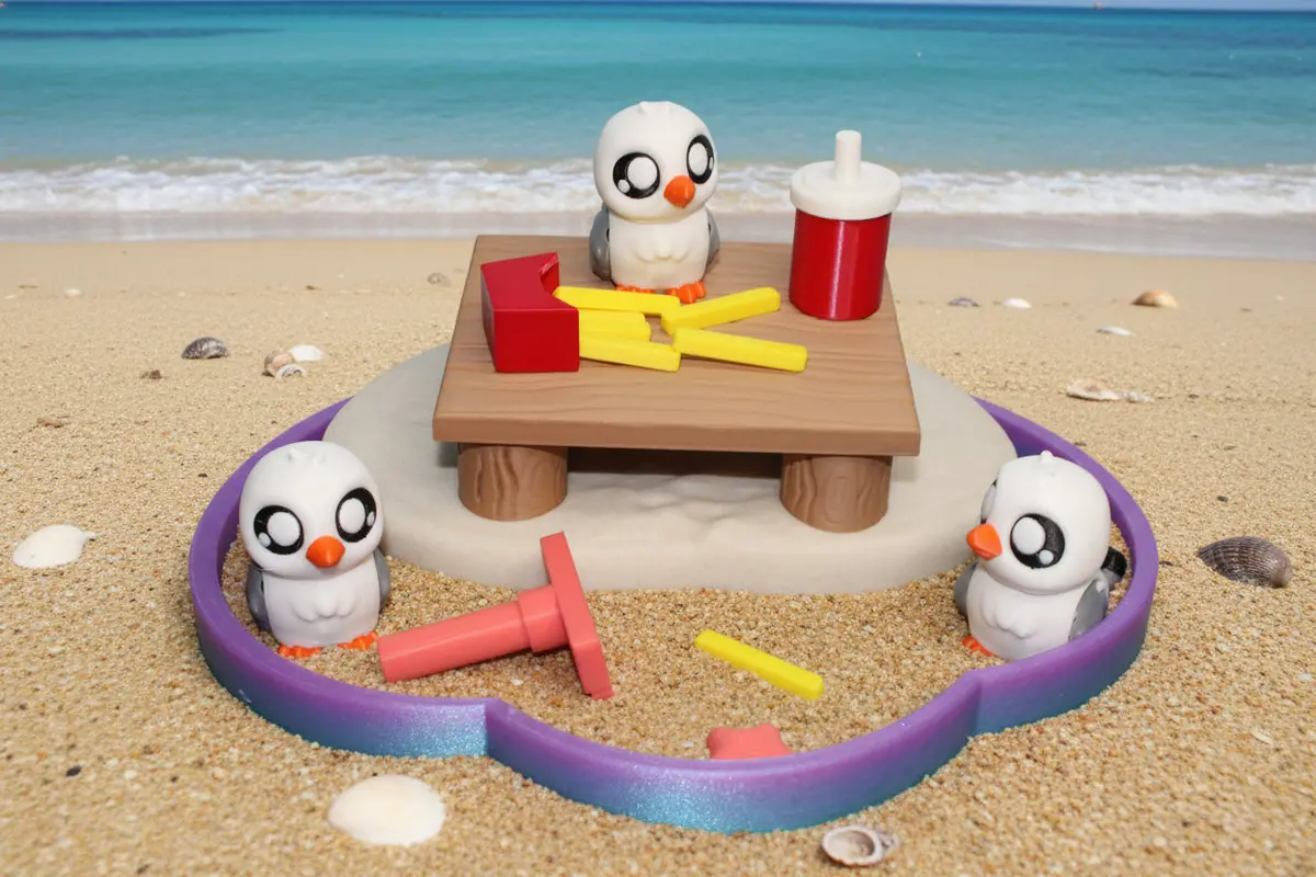 Pigeon Playset 3D Printed-Everything Included 1