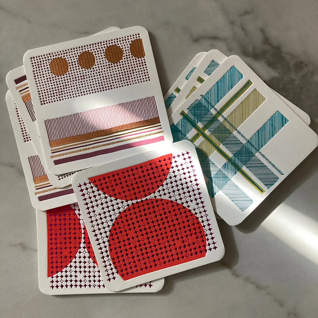 "Pattern Play" Coasters 1