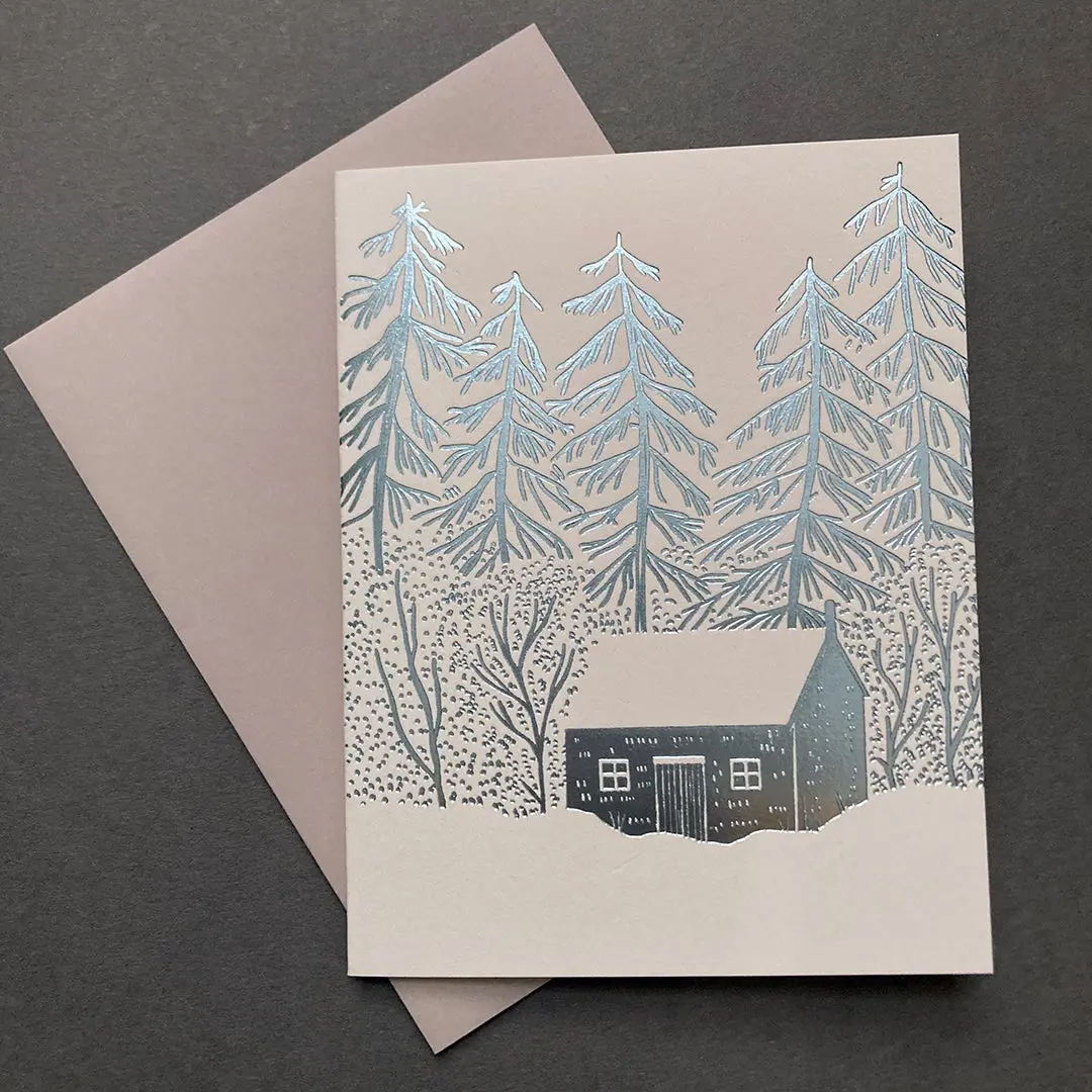 "Winter Wonderland" Single Card: White 1