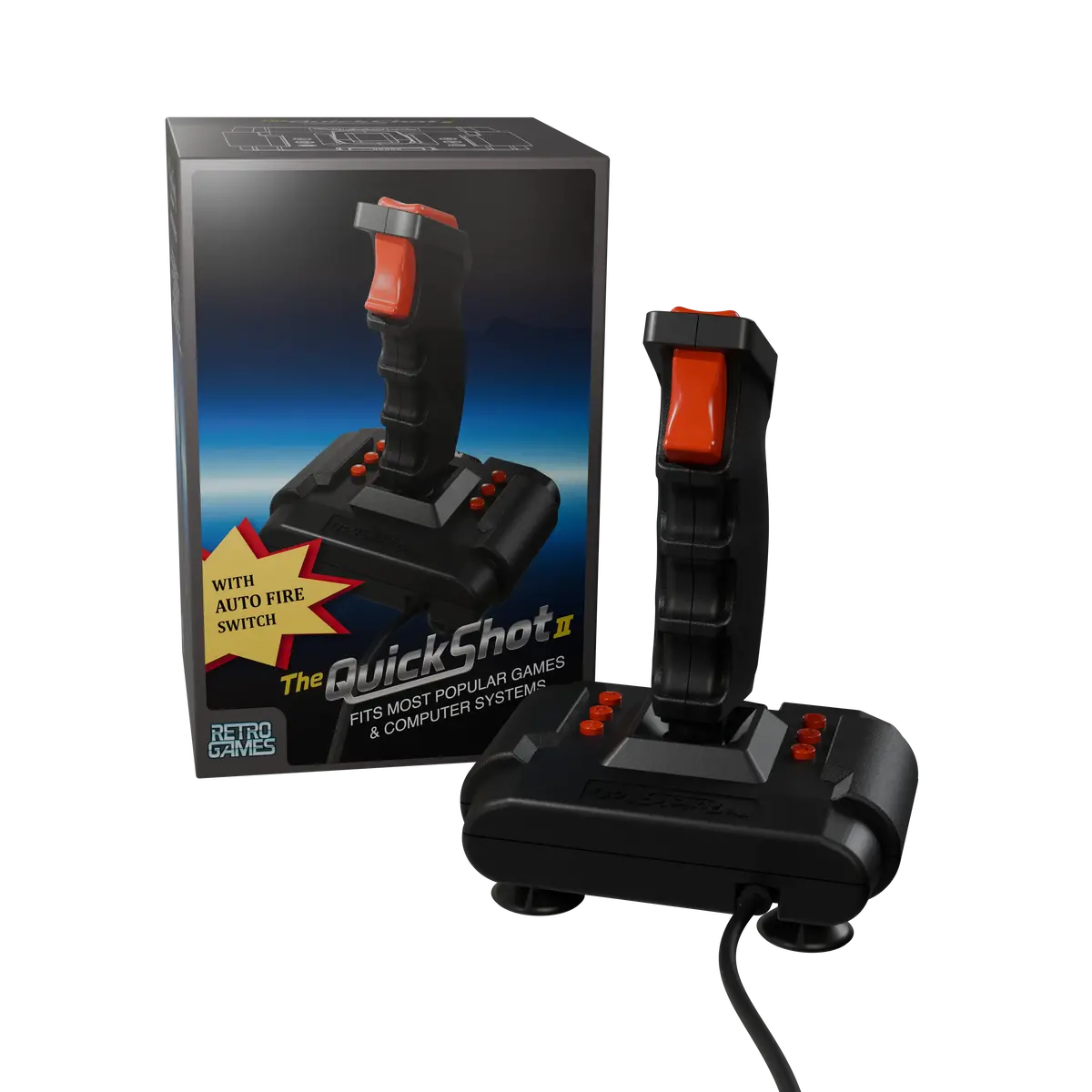 Retro Games - Joystick The Quickshot Ii - Retro Joystick Kontroler 1