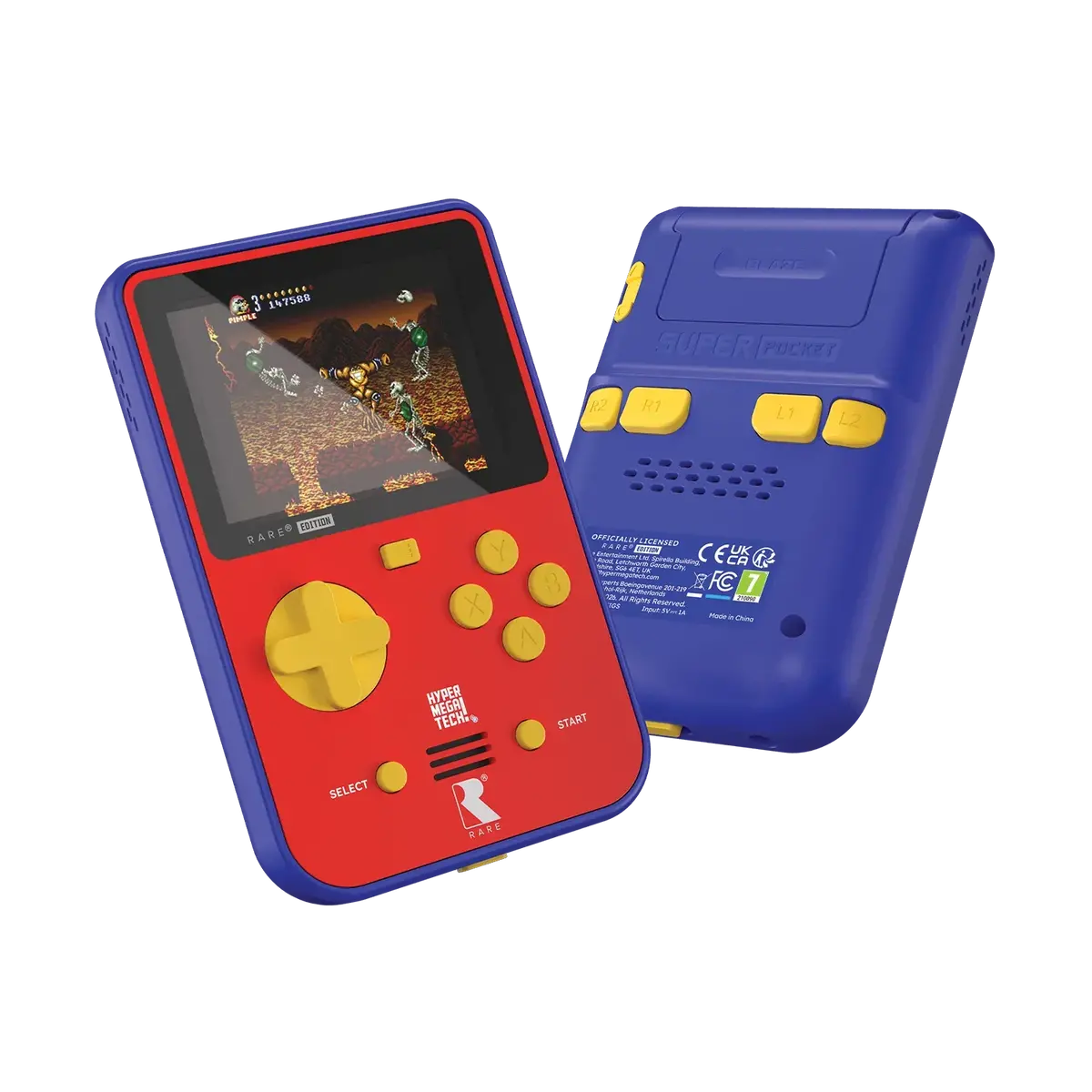 Evercade - Hyper Mega Tech Super Pocket Rare Edition - Konsola Retro Z Zestawem Gier 1
