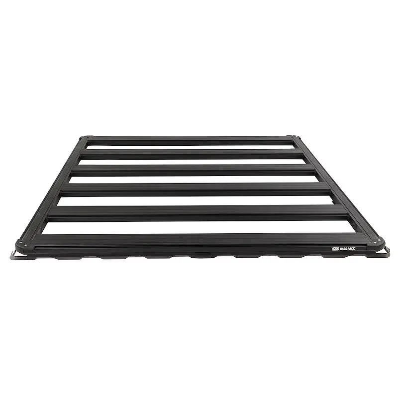 Arb Roof Basket 61"X51" Black Aluminum Base Rack With Wind Deflector 1