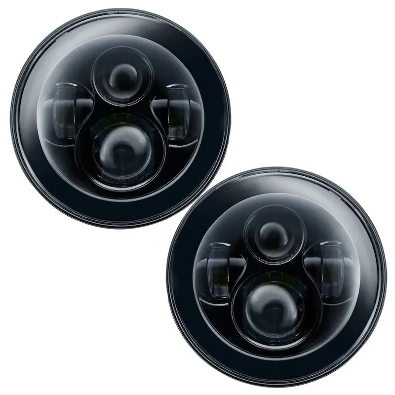 Oracle 7-Inch Led Headlights Sealed Beam Black Housing Set Of 2 1