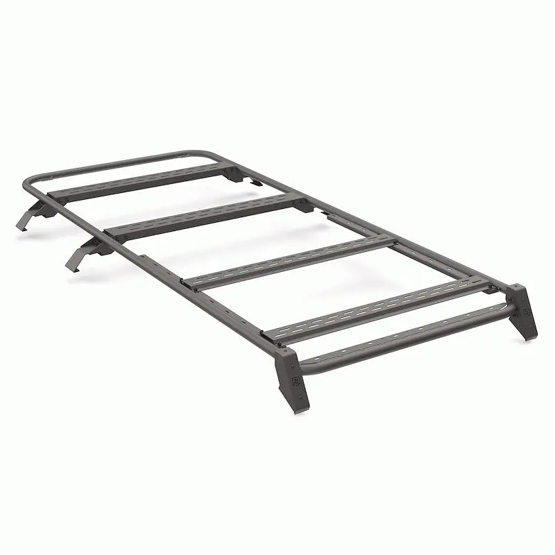 Zroadz Roof Rack For 2021-2024 Ford Bronco 2-Door - Includes 8 Led Pods And 30-Inch Slim Light Bar 1