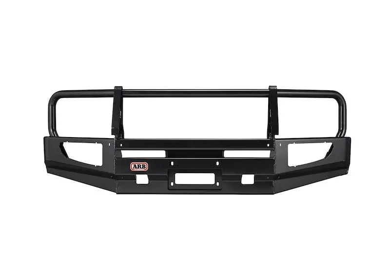 Arb One-Piece Off-Road Front Bumper Fits 2003-2005 Toyota 4Runner - Integrit Black Steel, Winch, Tow Hook & Antenna Ready (1 Pc) 1