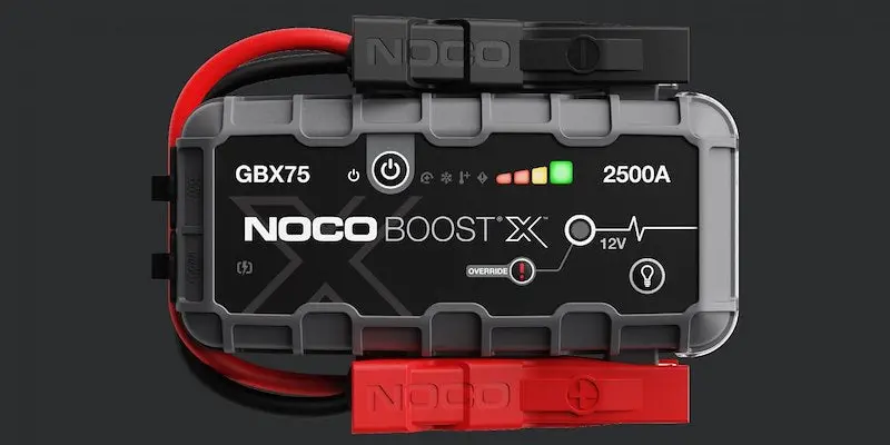 Noco Portable Lithium Jump Starter With Led Light, Usb-C/Usb Ports & Hd Clamps For Cars, Trucks, Suvs, Boats & More - 12V 2500A 1